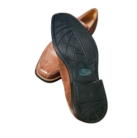 Sandro Men’s Brown Leather Loafers Size 8D - Picture 6 of 9